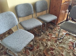 4 chairs on Freegle