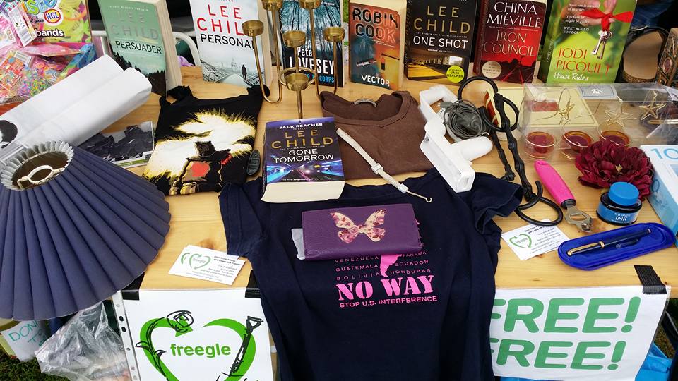 Free items available at the Freegle Alston Gala stall