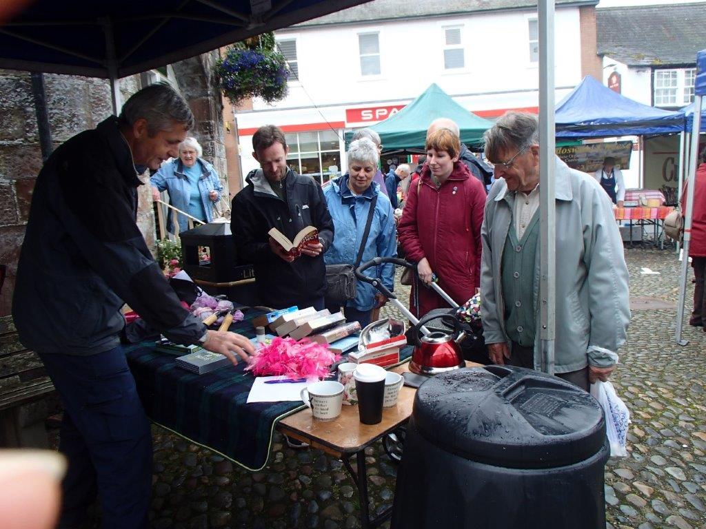 Give and Take stall at Brampton Farmers Market